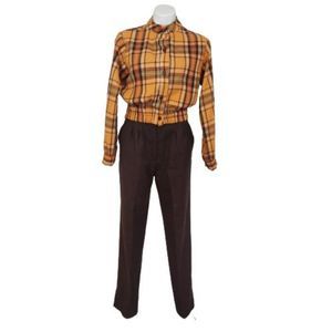 Vintage Handmade 2 Piece 40s style Pantsuit